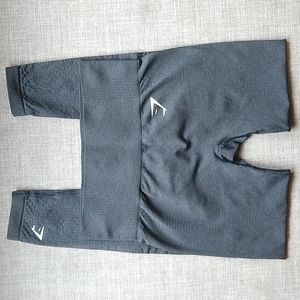 Gymshark Cropped Dark Gray Leggings XS
